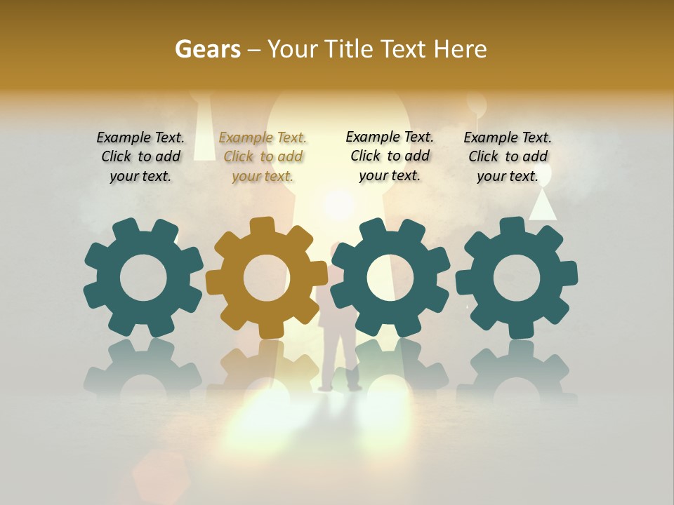 Dream Life Black PowerPoint Template