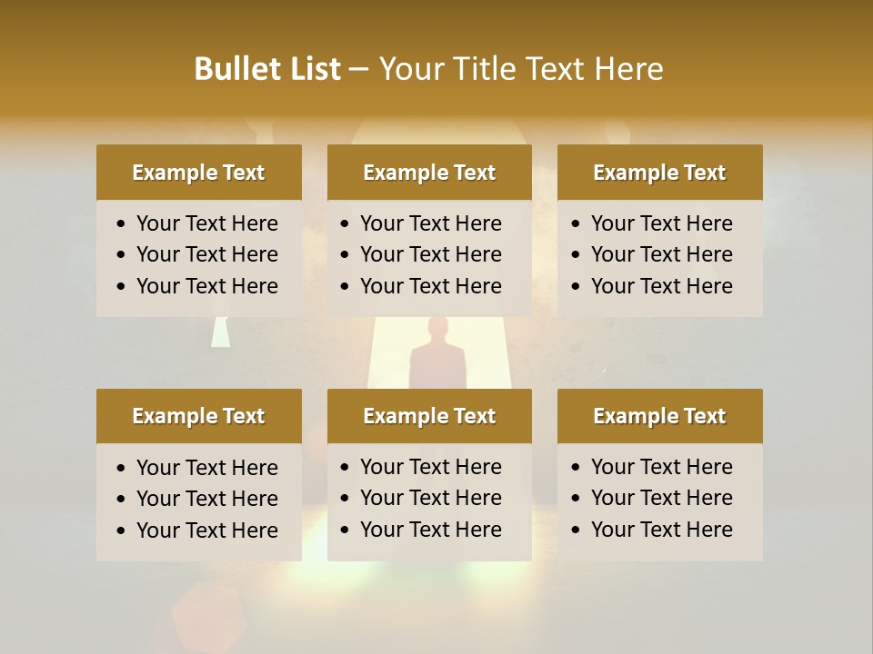 Dream Life Black PowerPoint Template