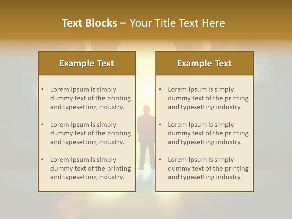 Dream Life Black PowerPoint Template
