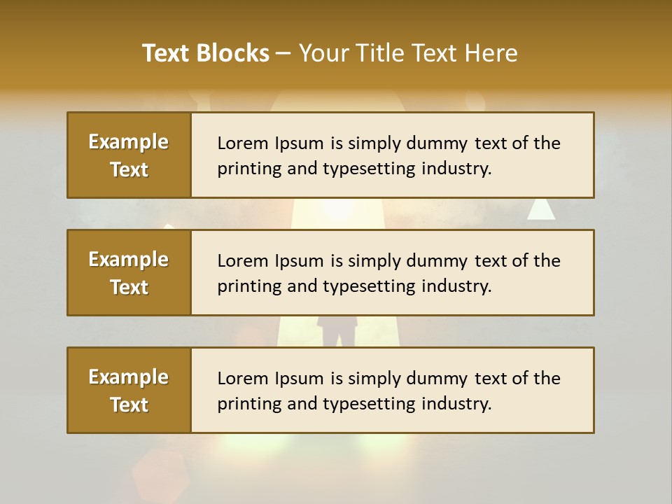 Dream Life Black PowerPoint Template