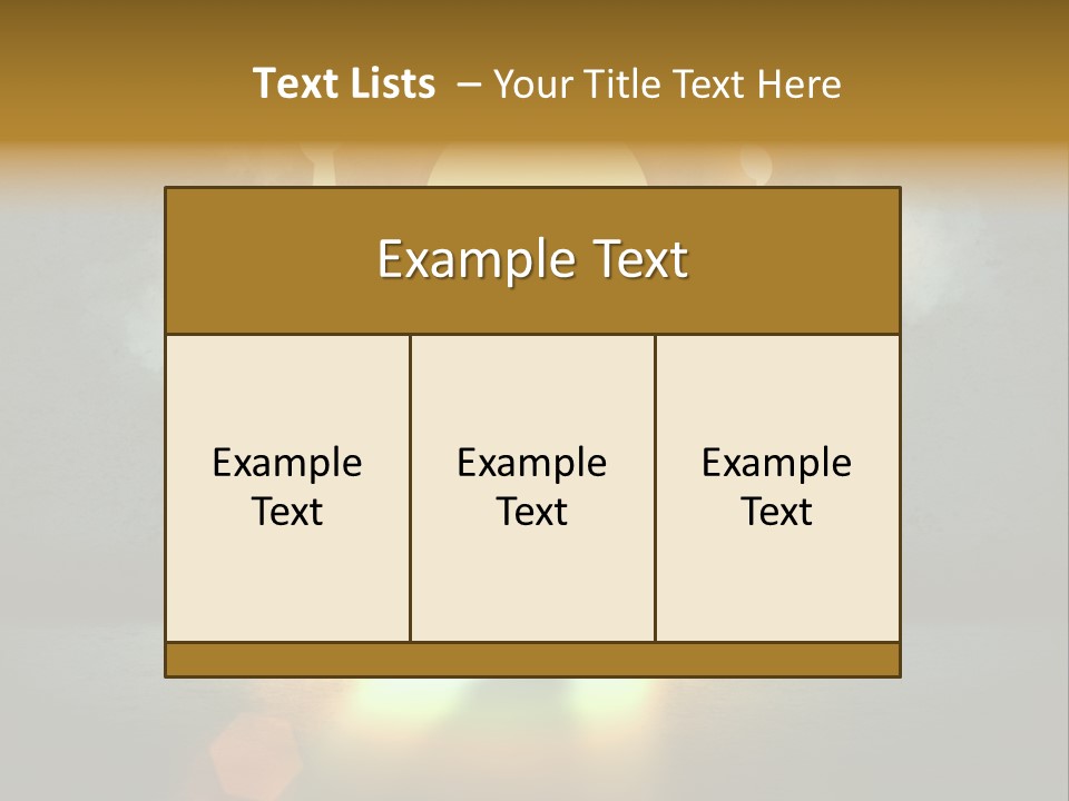 Dream Life Black PowerPoint Template