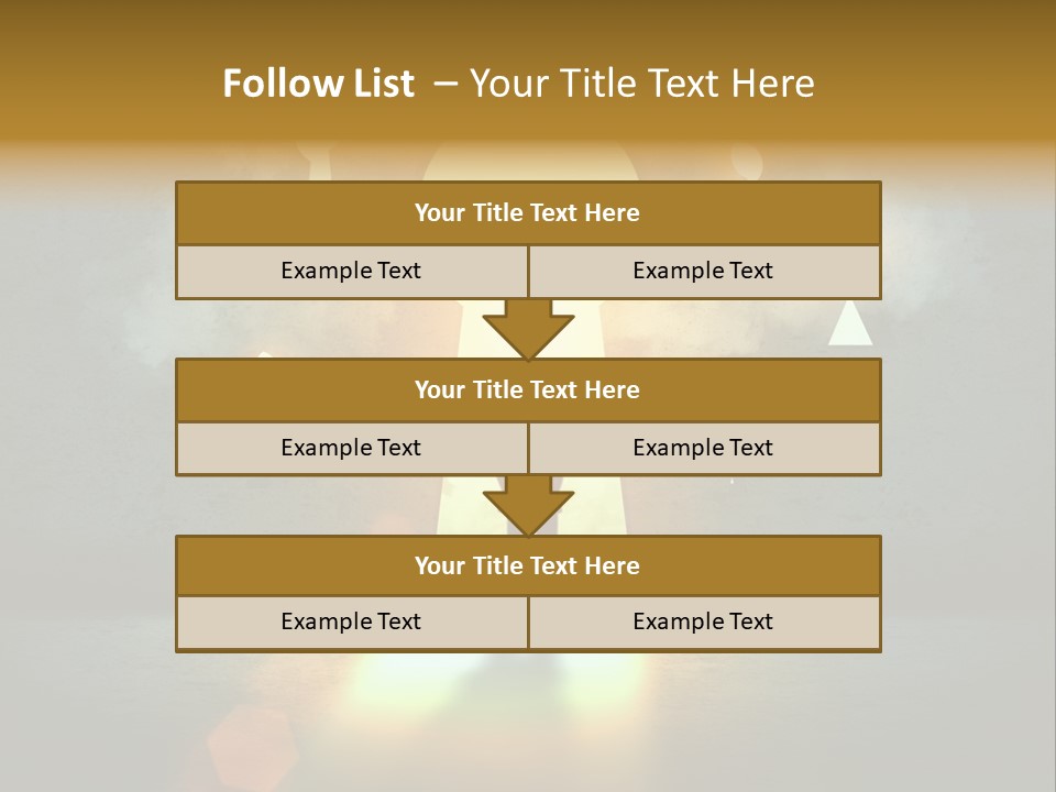 Dream Life Black PowerPoint Template