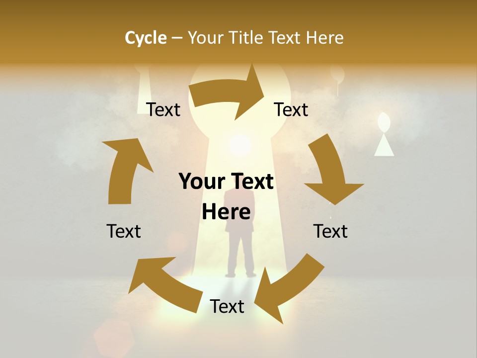 Dream Life Black PowerPoint Template