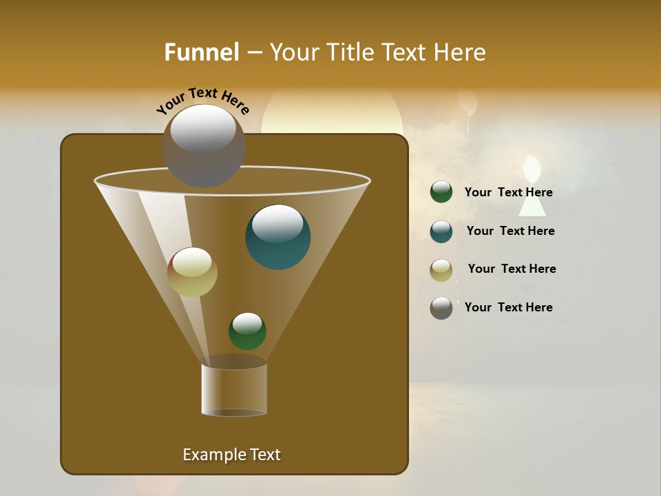 Dream Life Black PowerPoint Template