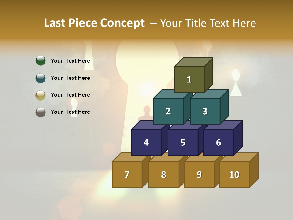 Dream Life Black PowerPoint Template