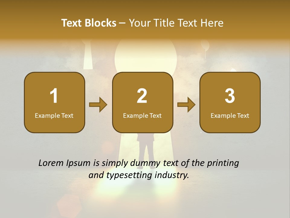 Dream Life Black PowerPoint Template