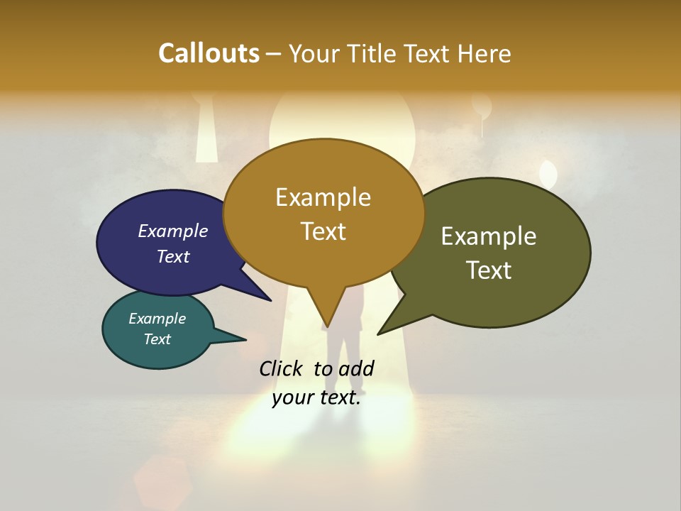 Dream Life Black PowerPoint Template