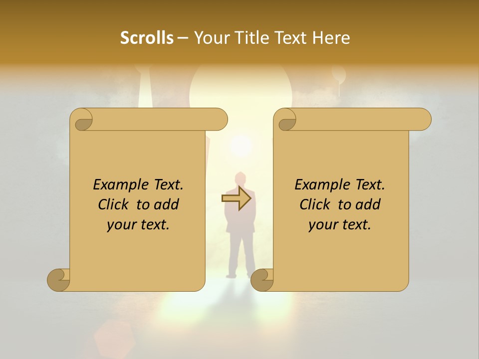 Dream Life Black PowerPoint Template