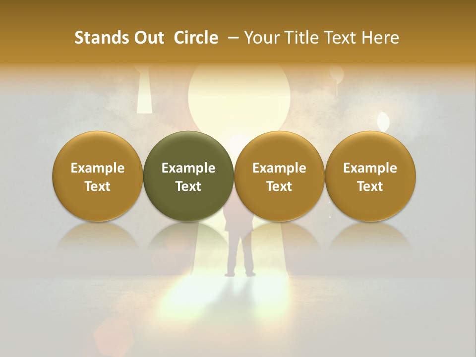 Dream Life Black PowerPoint Template