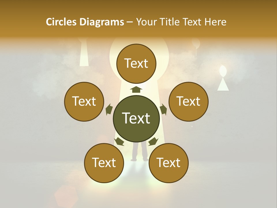 Dream Life Black PowerPoint Template