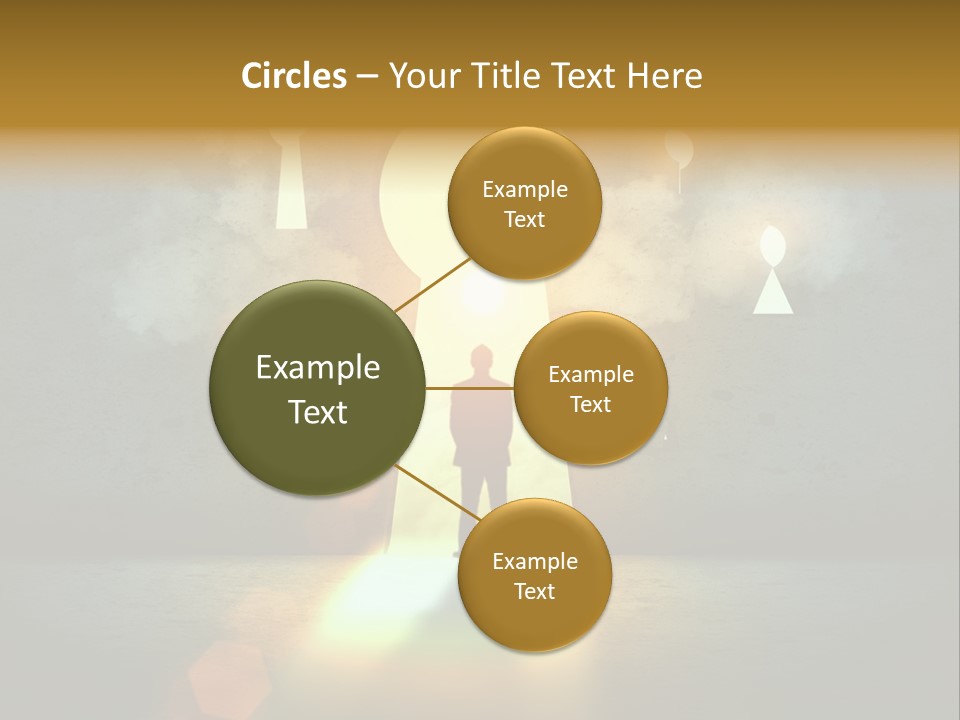 Dream Life Black PowerPoint Template