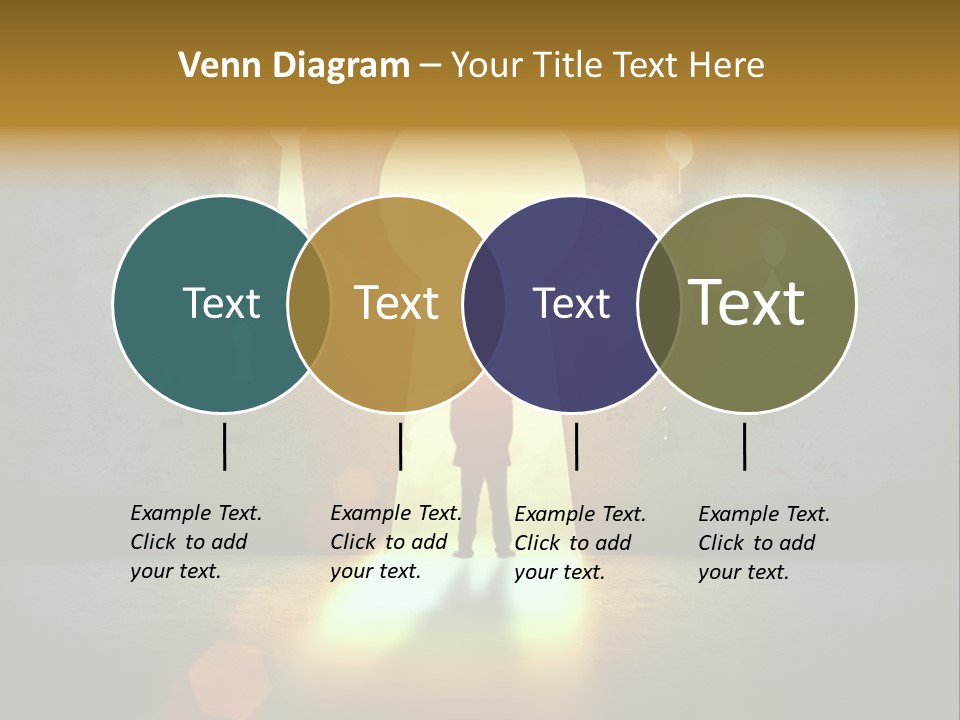 Dream Life Black PowerPoint Template