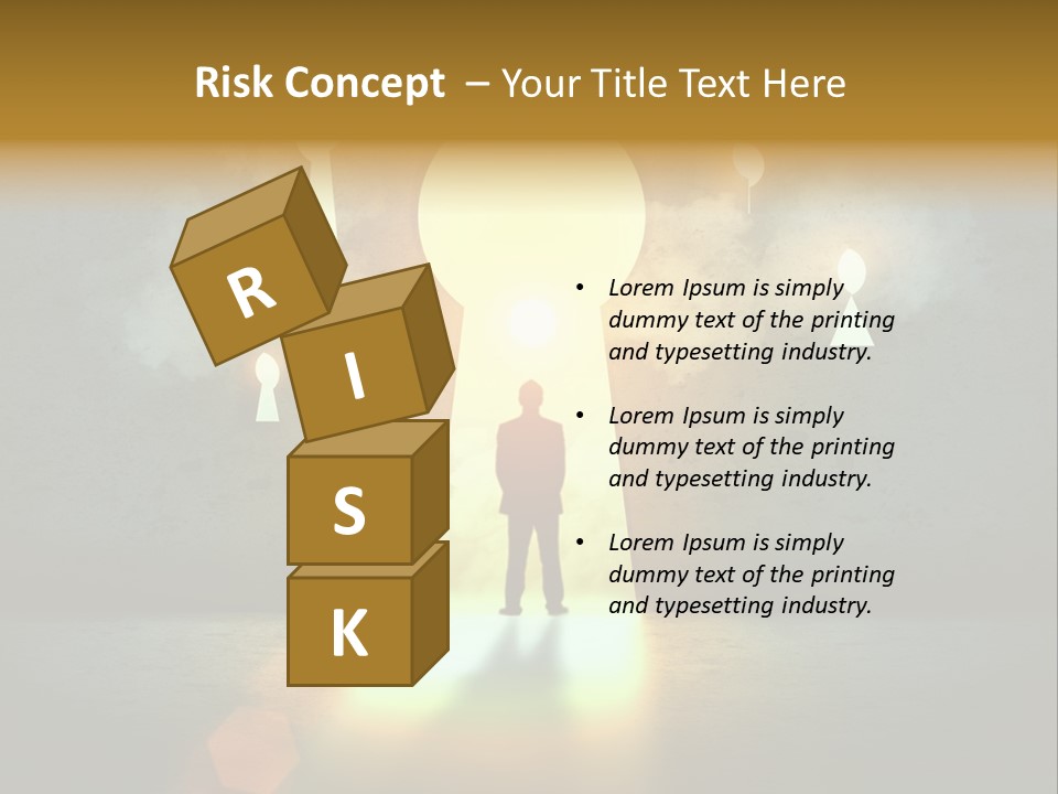 Dream Life Black PowerPoint Template