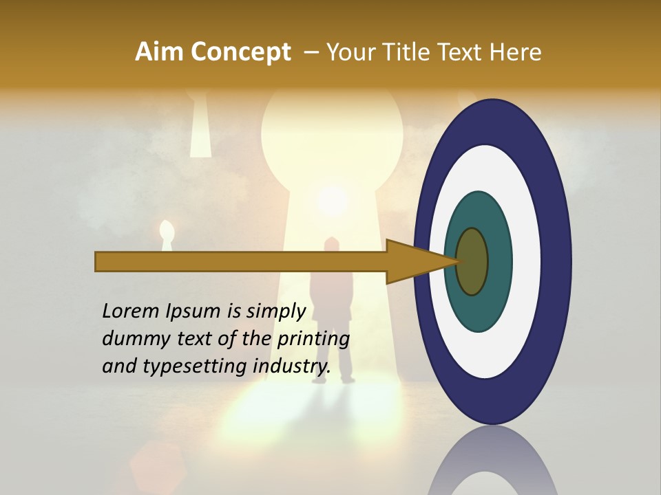 Dream Life Black PowerPoint Template