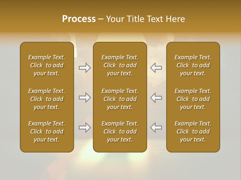 Dream Life Black PowerPoint Template