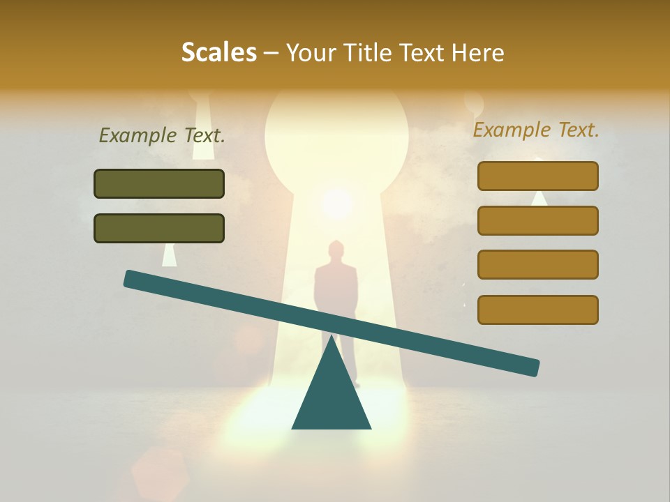 Dream Life Black PowerPoint Template