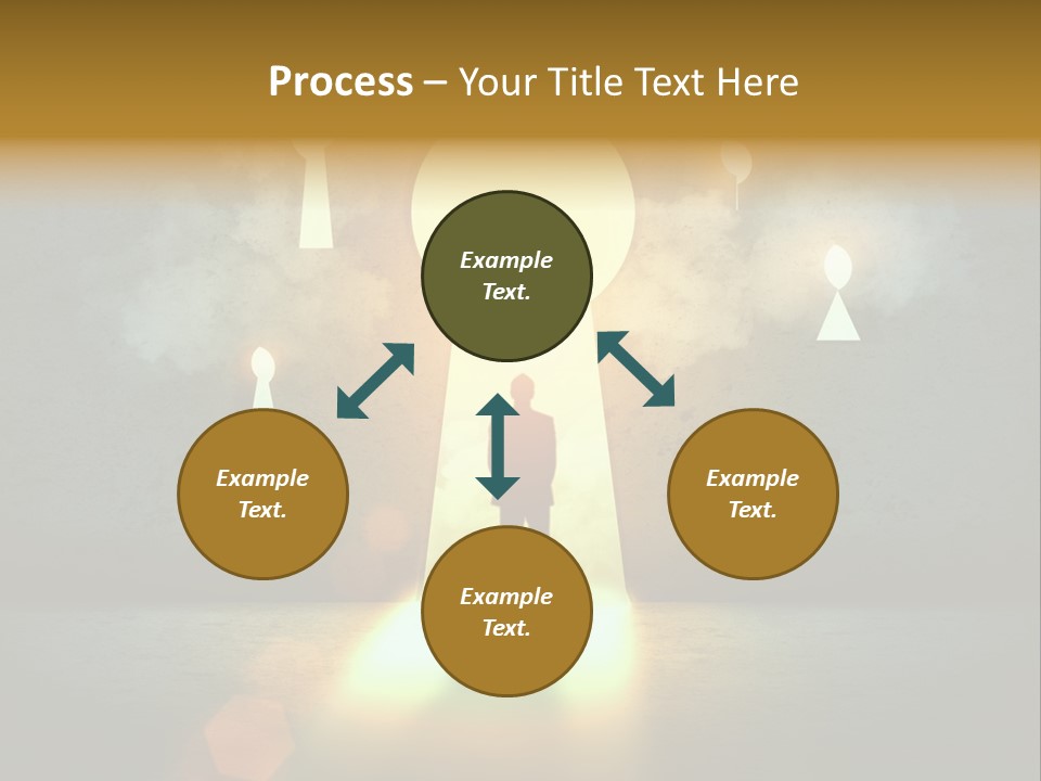 Dream Life Black PowerPoint Template