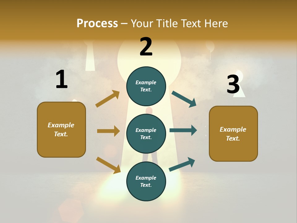 Dream Life Black PowerPoint Template