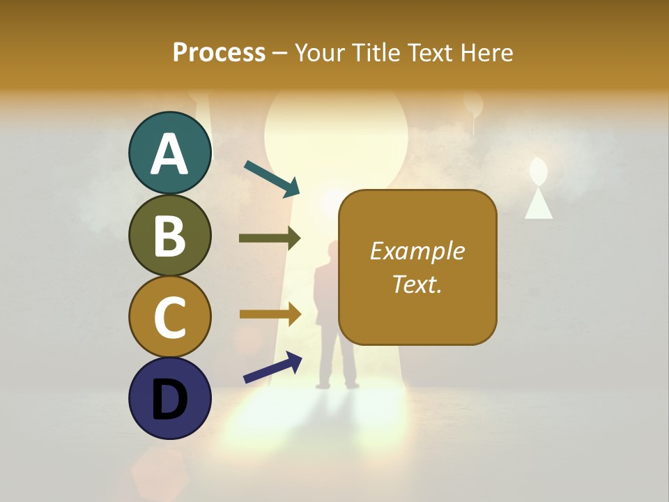 Dream Life Black PowerPoint Template