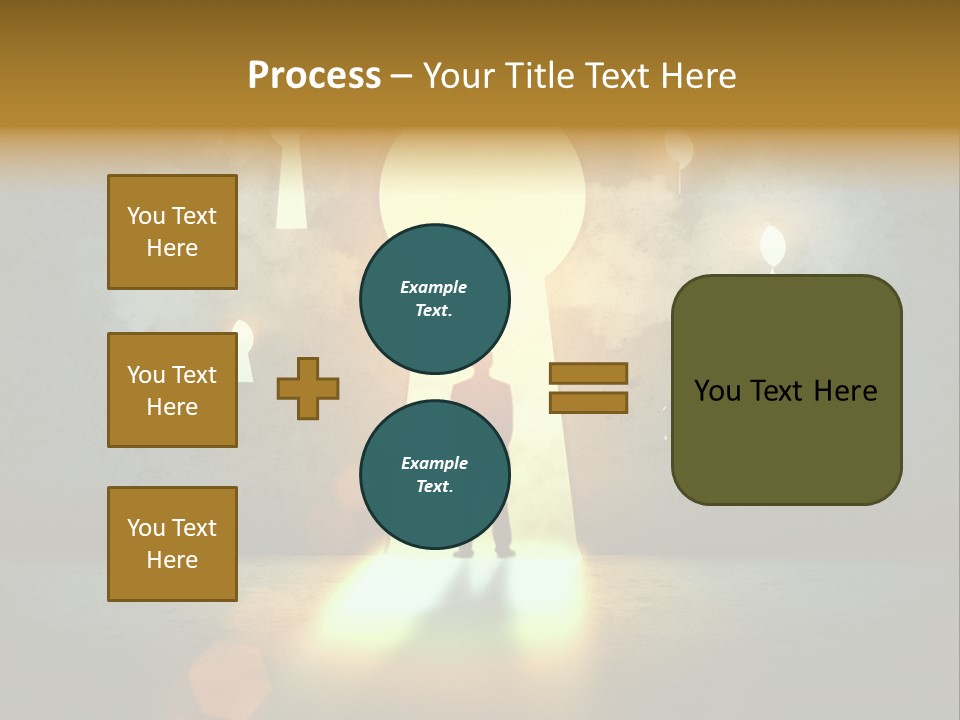 Dream Life Black PowerPoint Template
