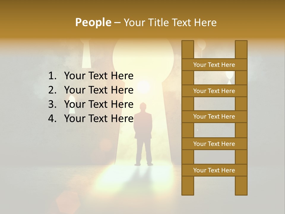 Dream Life Black PowerPoint Template