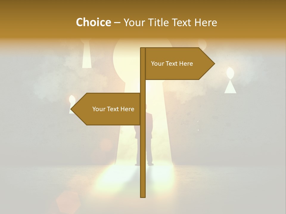 Dream Life Black PowerPoint Template