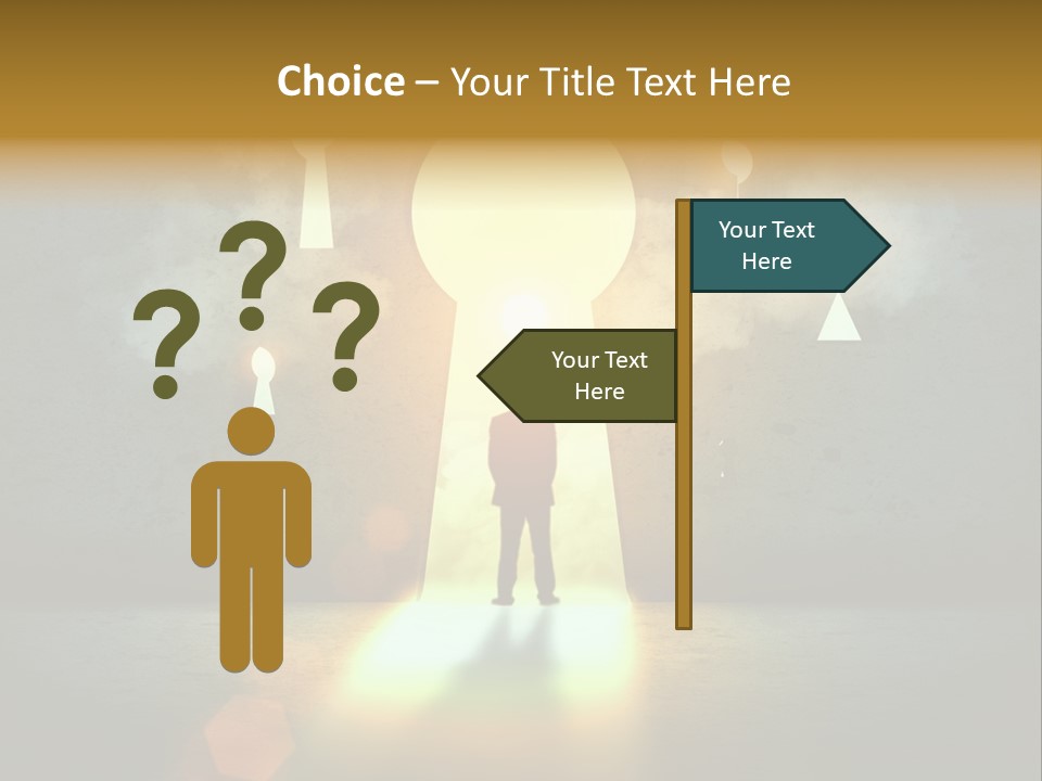 Dream Life Black PowerPoint Template