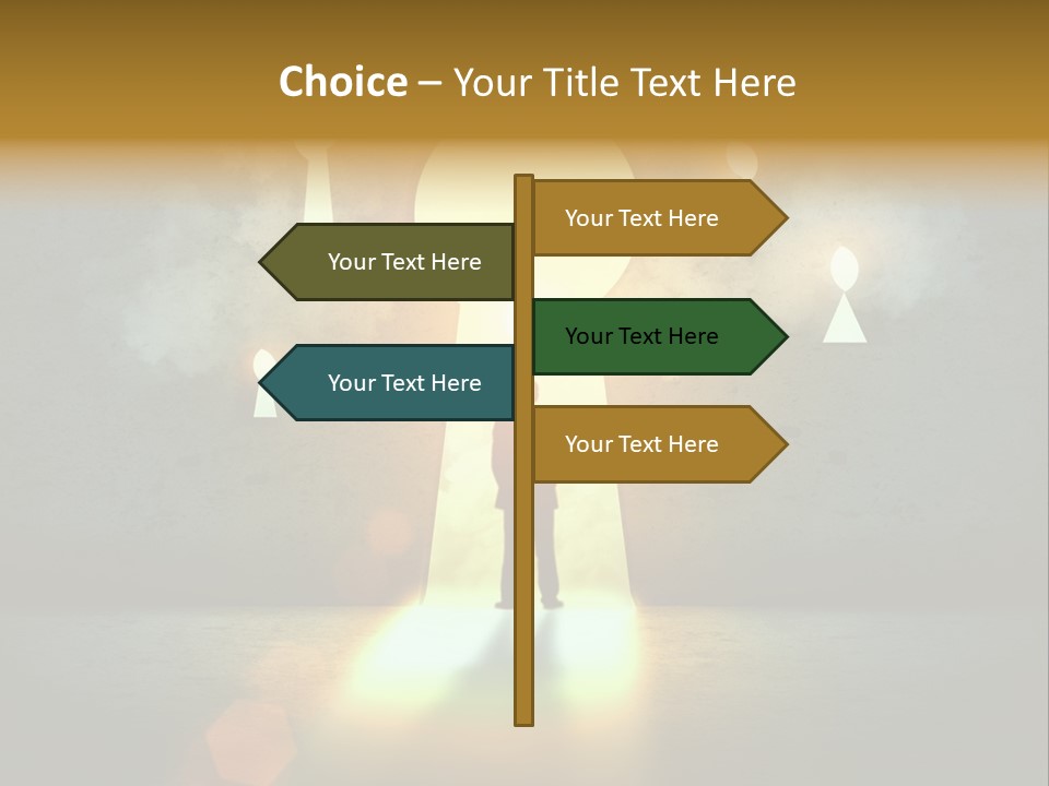 Dream Life Black PowerPoint Template