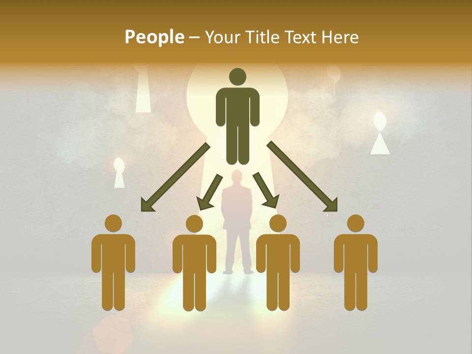 Dream Life Black PowerPoint Template