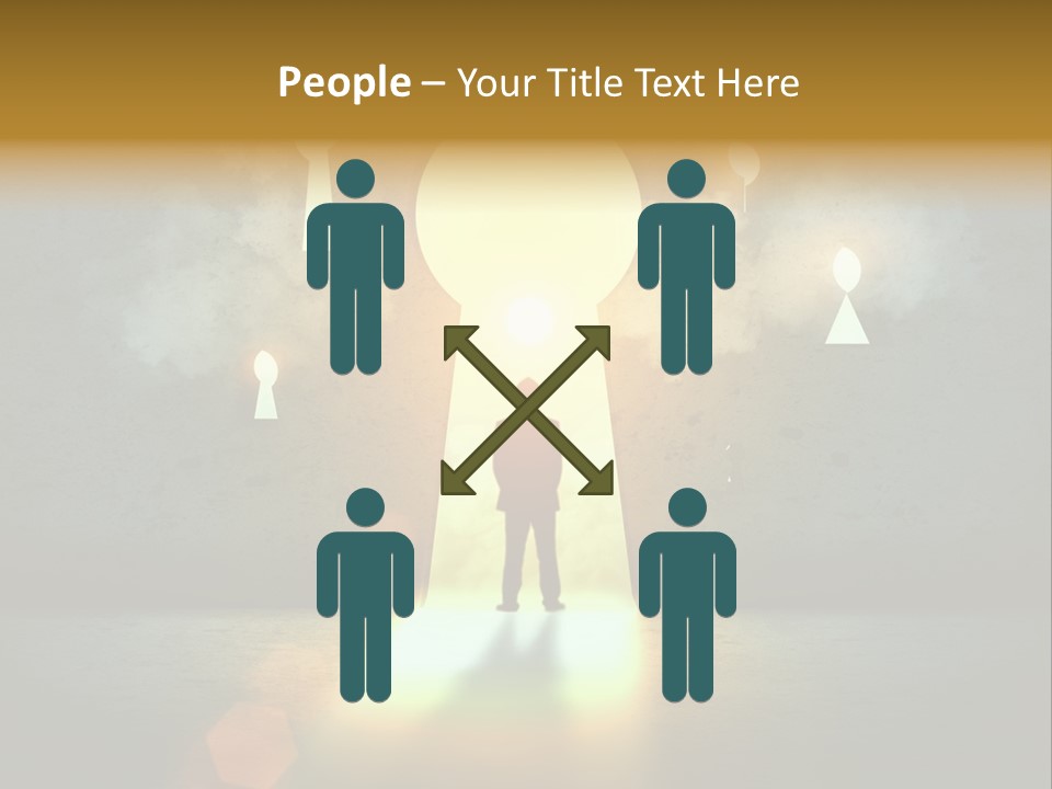 Dream Life Black PowerPoint Template