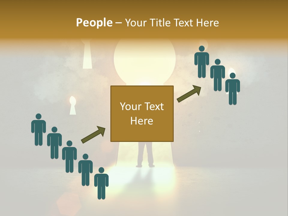 Dream Life Black PowerPoint Template