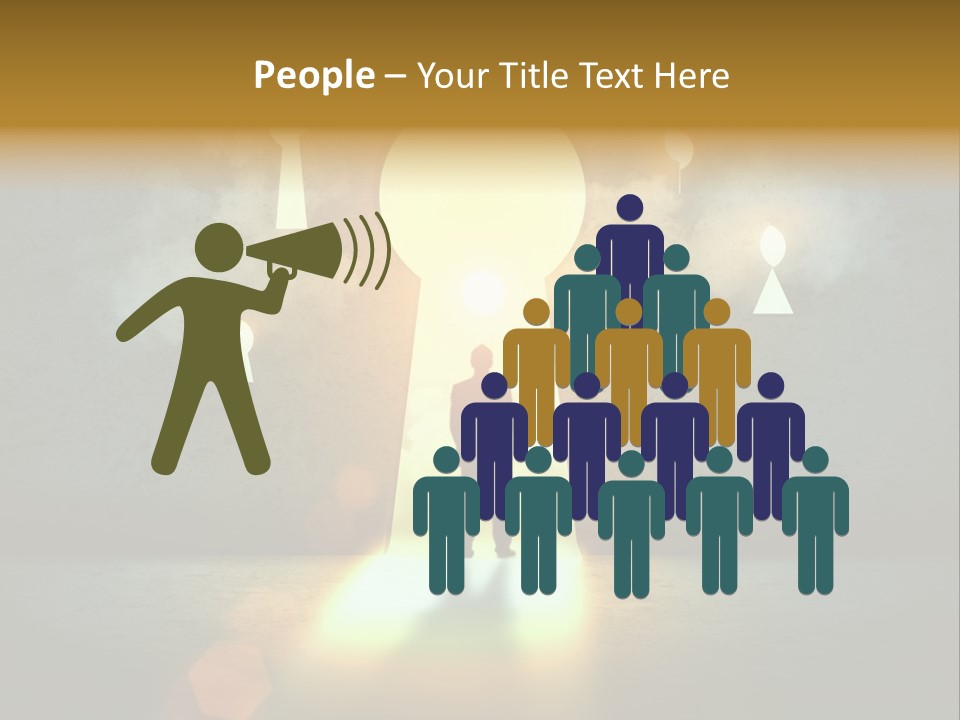 Dream Life Black PowerPoint Template