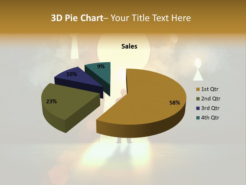 Dream Life Black PowerPoint Template