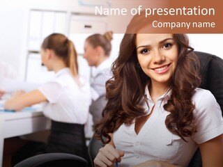 Office Executive Company PowerPoint Template