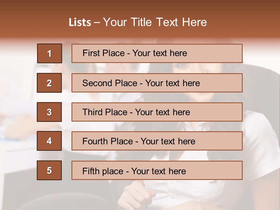 Office Executive Company PowerPoint Template