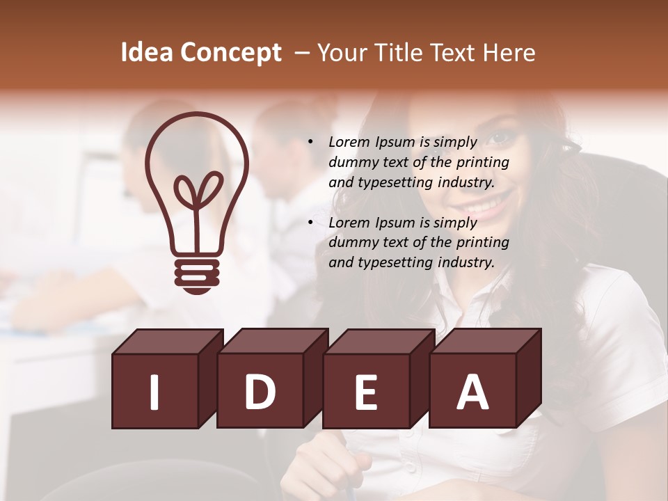 Office Executive Company PowerPoint Template