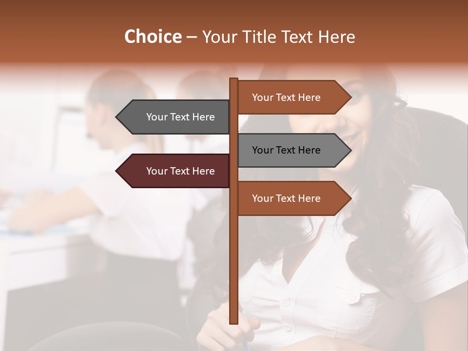 Office Executive Company PowerPoint Template