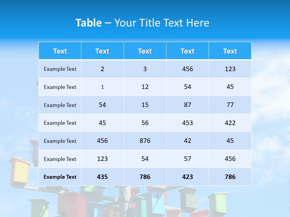 Ornamental Summer Coop PowerPoint Template