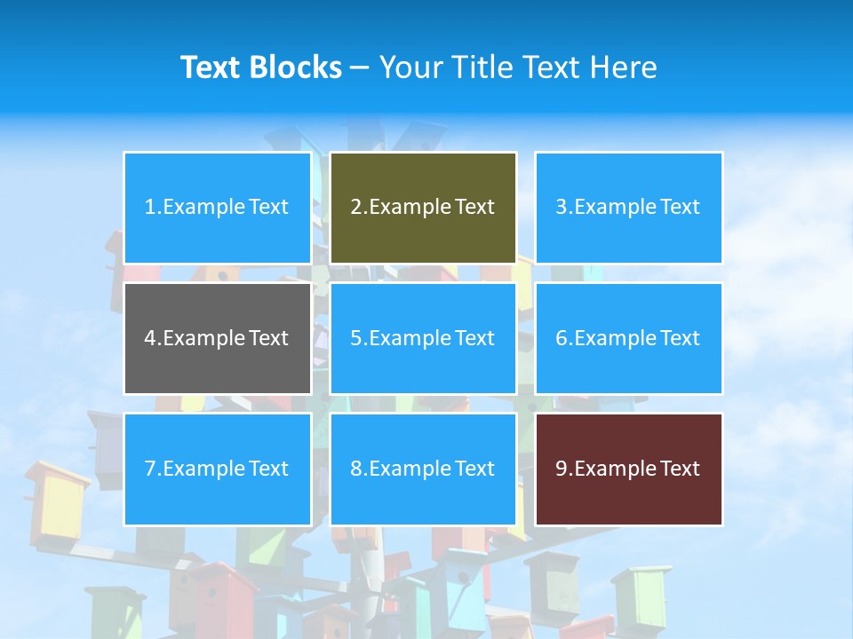 Ornamental Summer Coop PowerPoint Template