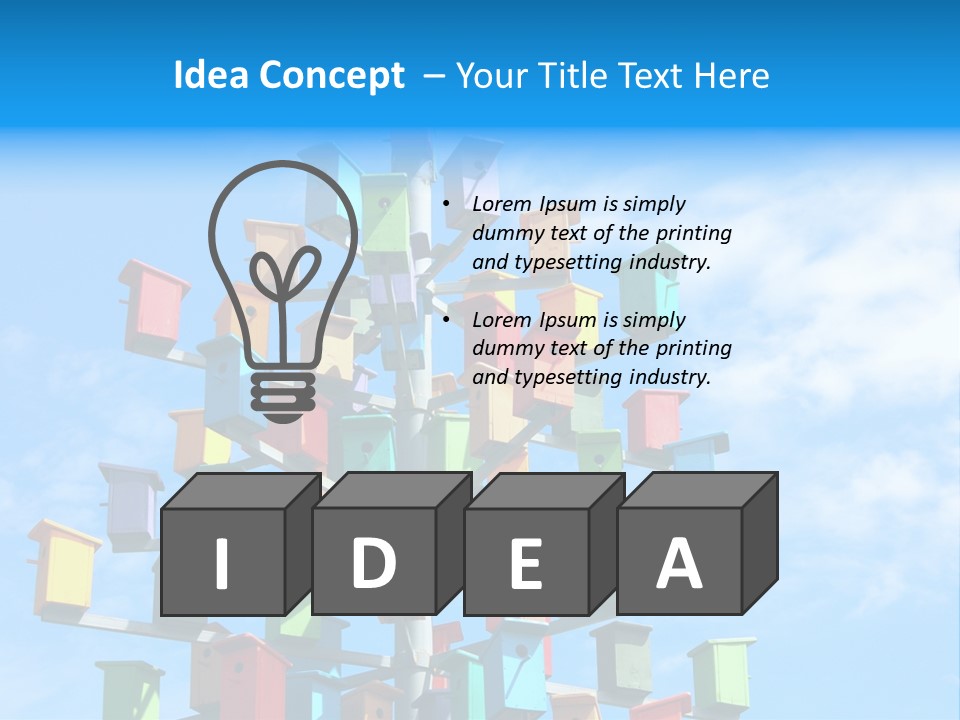 Ornamental Summer Coop PowerPoint Template