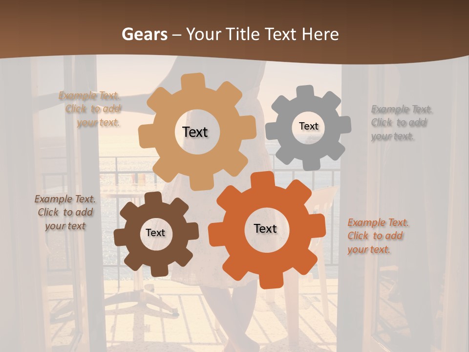 Open Greece Boat PowerPoint Template