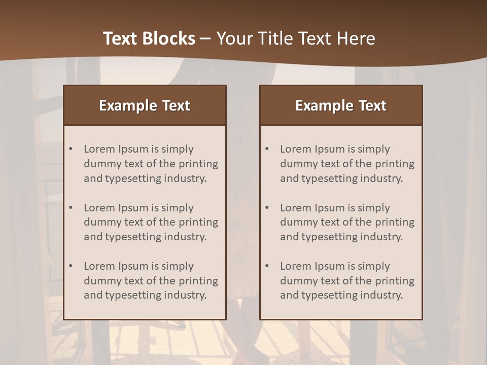 Open Greece Boat PowerPoint Template