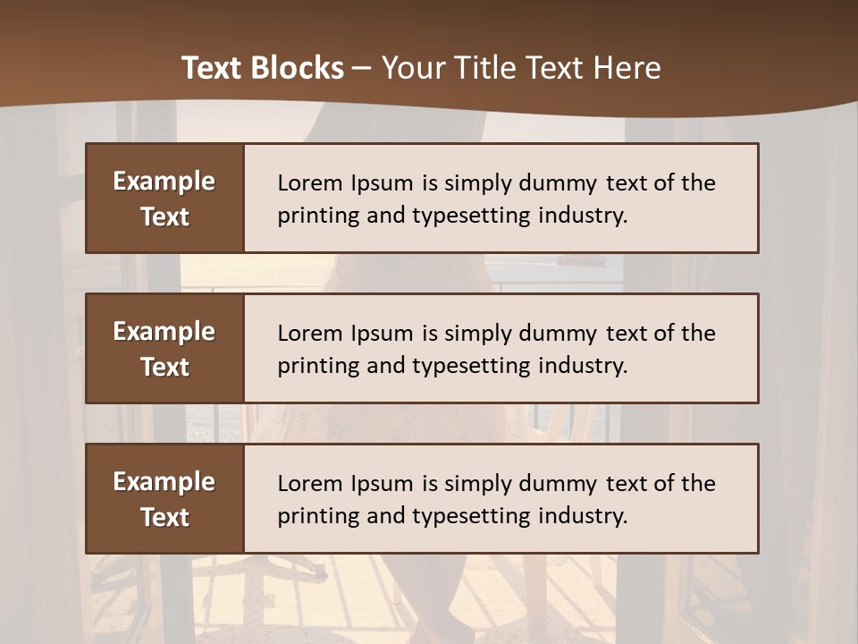 Open Greece Boat PowerPoint Template