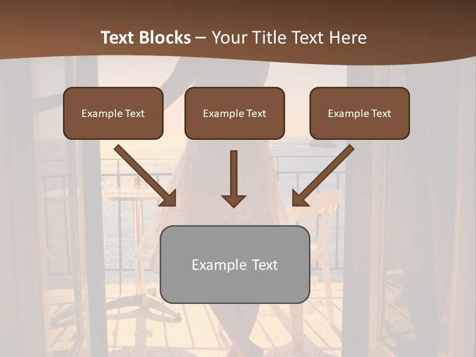 Open Greece Boat PowerPoint Template