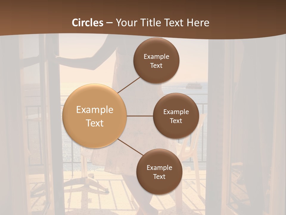 Open Greece Boat PowerPoint Template