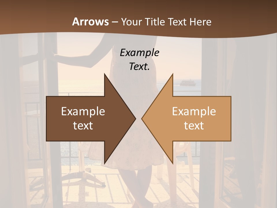 Open Greece Boat PowerPoint Template