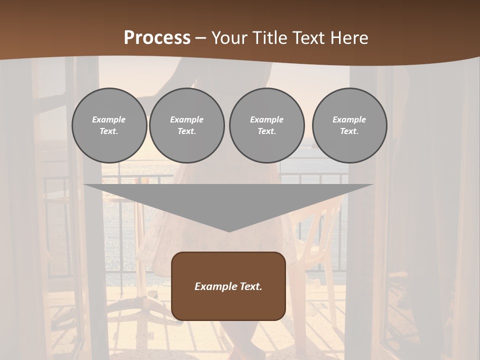 Open Greece Boat PowerPoint Template