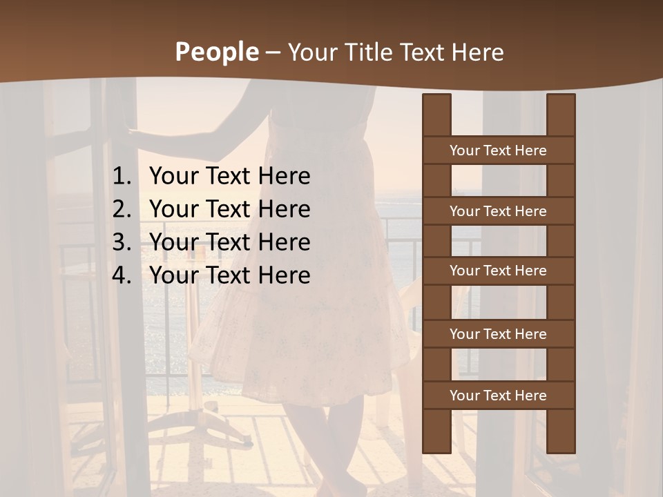 Open Greece Boat PowerPoint Template