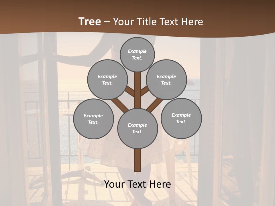 Open Greece Boat PowerPoint Template