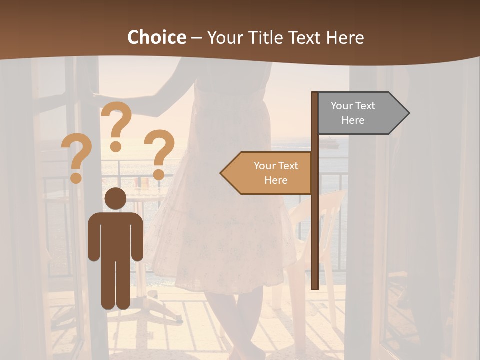 Open Greece Boat PowerPoint Template